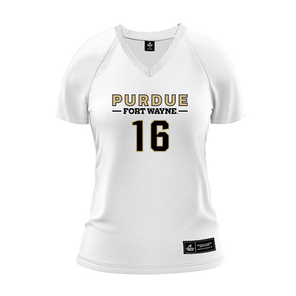 PFW - NCAA Women's Volleyball : Avery Parris - White Volleyball Jersey-0