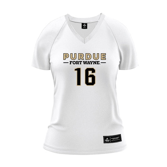 PFW - NCAA Women's Volleyball : Avery Parris - White Volleyball Jersey-0