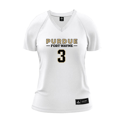PFW - NCAA Women's Volleyball : Becky Barrett - White Volleyball Jersey-0