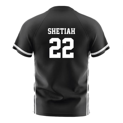 PFW - NCAA Men's Soccer : Ameer Shetiah - Black Soccer Jersey-1