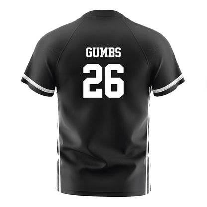 PFW - NCAA Men's Soccer : Tegan Gumbs - Black Soccer Jersey-1