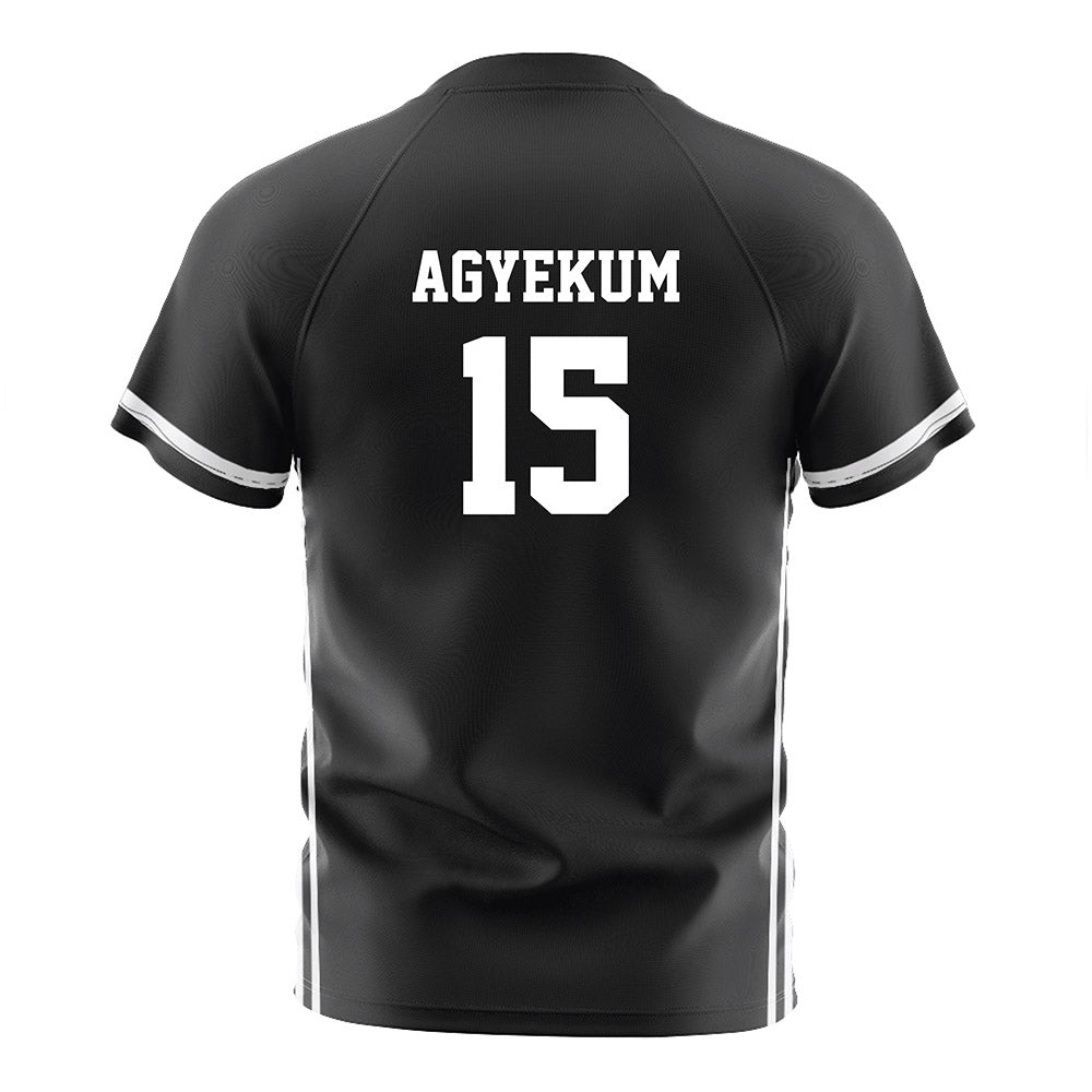 PFW - NCAA Men's Soccer : Christian Agyekum - Black Soccer Jersey-1
