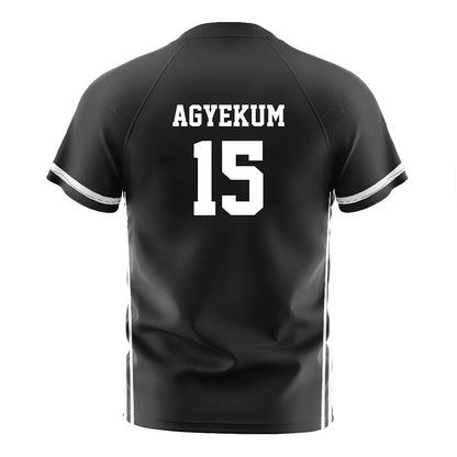 PFW - NCAA Men's Soccer : Christian Agyekum - Black Soccer Jersey-1