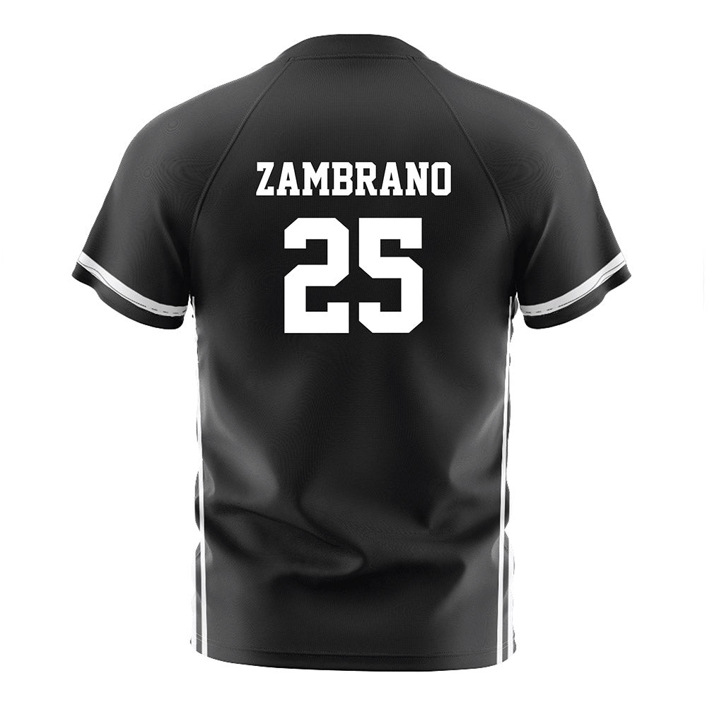 PFW - NCAA Men's Soccer : Julian Zambrano - Black Soccer Jersey-1