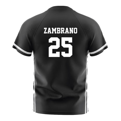 PFW - NCAA Men's Soccer : Julian Zambrano - Black Soccer Jersey-1