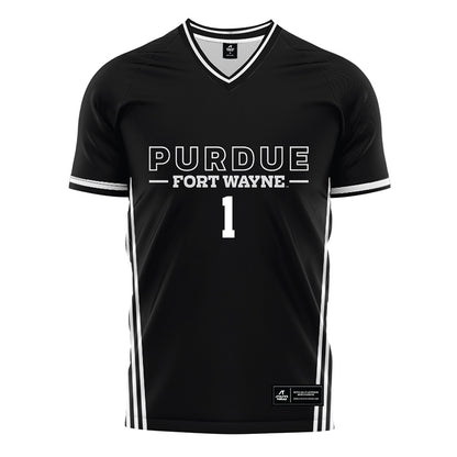 PFW - NCAA Men's Soccer : Amir Habibi - Black Soccer Jersey-0