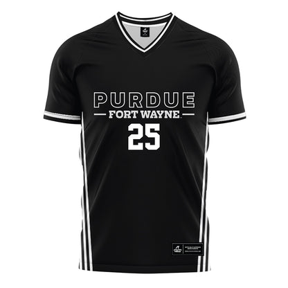 PFW - NCAA Men's Soccer : Julian Zambrano - Black Soccer Jersey-0