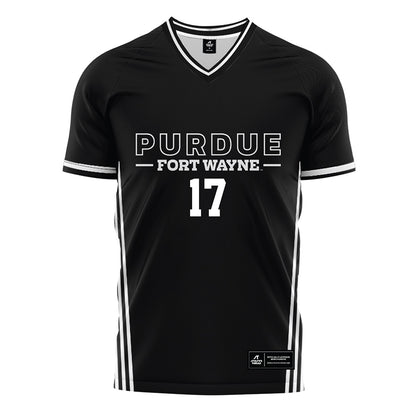 PFW - NCAA Men's Soccer : Jackson Liley - Black Soccer Jersey-0