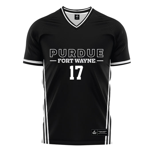 PFW - NCAA Men's Soccer : Jackson Liley - Black Soccer Jersey-0