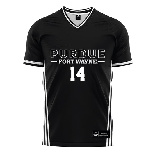 PFW - NCAA Men's Soccer : Eliam Mier - Black Soccer Jersey-0