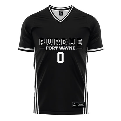 PFW - NCAA Men's Soccer : Josh Jones - Black Soccer Jersey-0