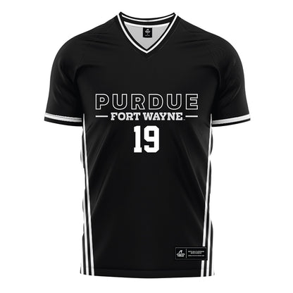 PFW - NCAA Men's Soccer : Stefan Iricanin - Black Soccer Jersey-0