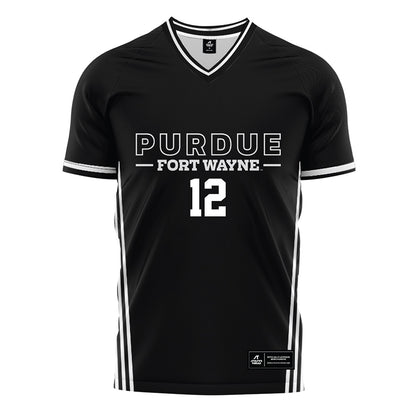 PFW - NCAA Men's Soccer : Iann Topete - Black Soccer Jersey-0