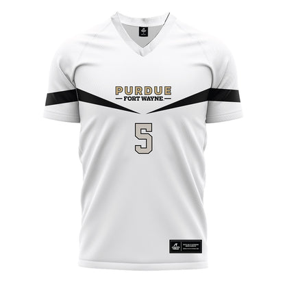 PFW - NCAA Women's Soccer : Emily Ernst - White Soccer Jersey-0