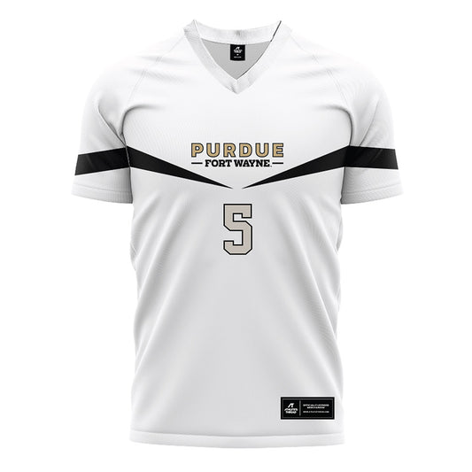 PFW - NCAA Women's Soccer : Emily Ernst - White Soccer Jersey-0