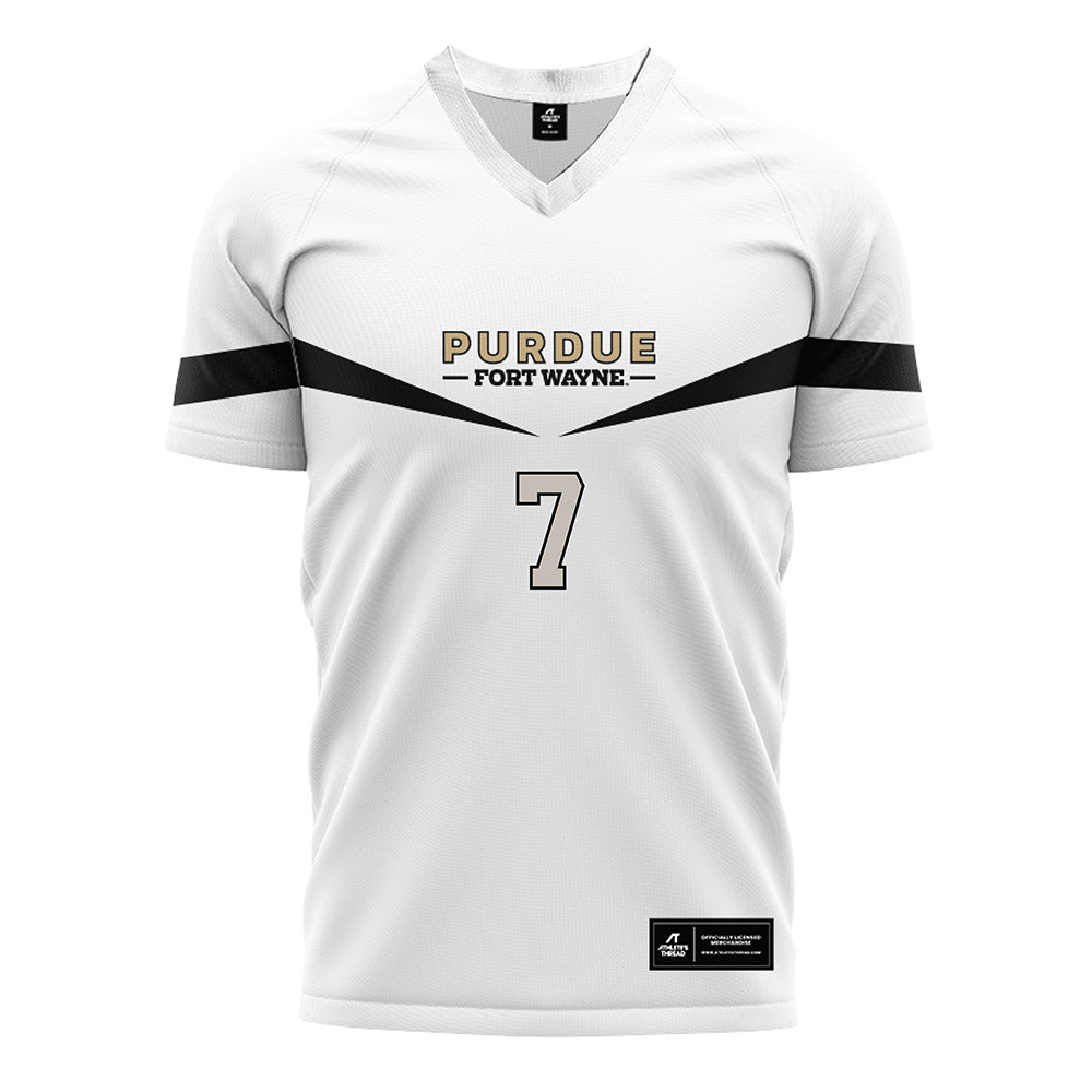 PFW - NCAA Women's Soccer : Chloe Mariotti - White Soccer Jersey