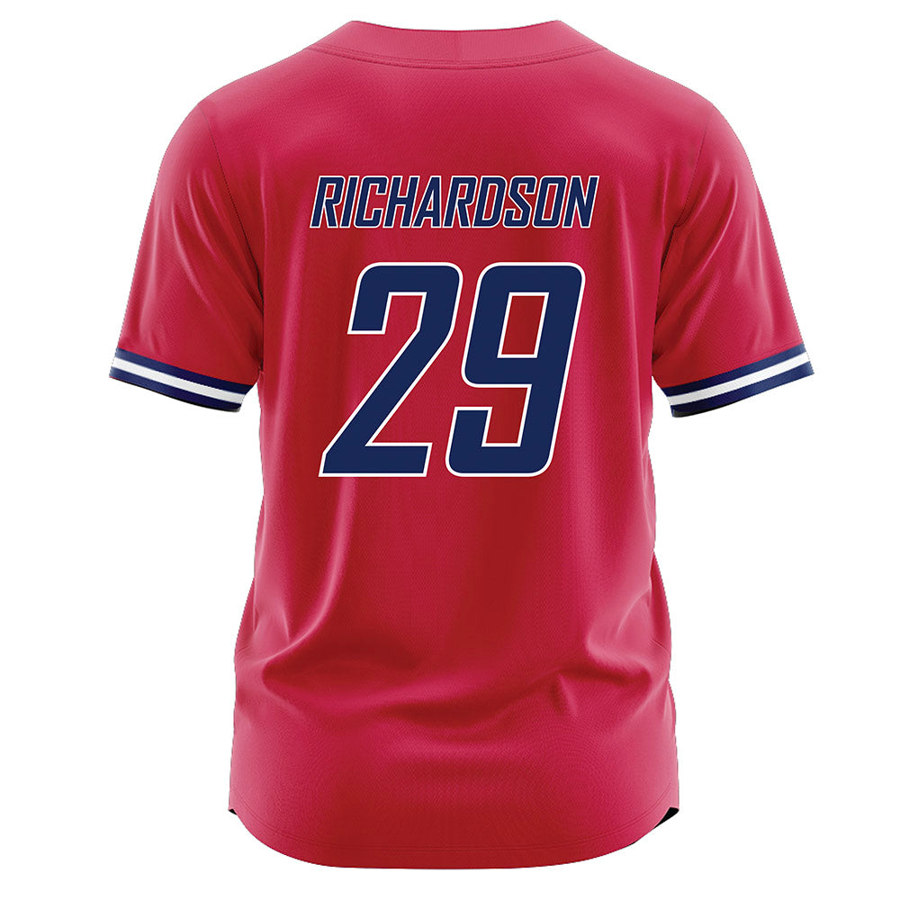 South Alabama - NCAA Baseball : Nick Richardson - Red Jersey-1
