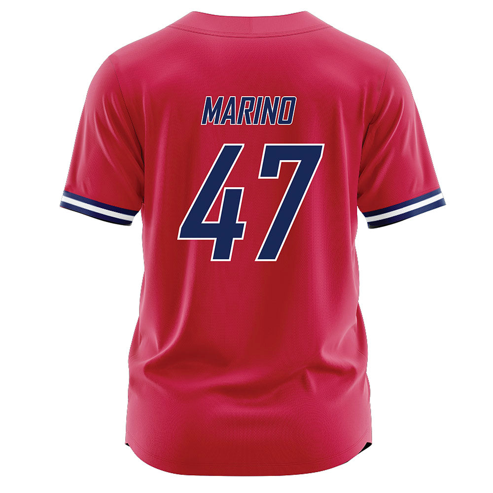 South Alabama - NCAA Baseball : Anthony Marino - Red Jersey-1