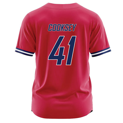 South Alabama - NCAA Baseball : Cooper Cooksey - Red Jersey-1