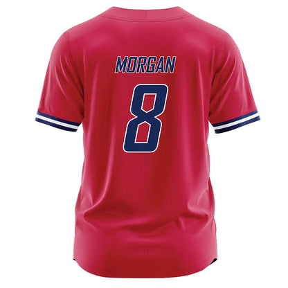 South Alabama - NCAA Baseball : Micah Morgan - Red Jersey-1