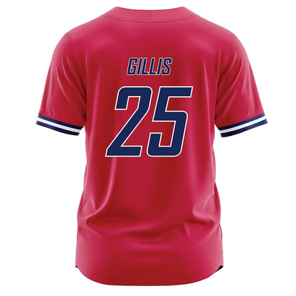South Alabama - NCAA Baseball : John Gillis - Red Jersey-1