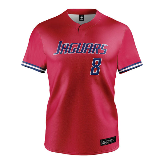 South Alabama - NCAA Baseball : Micah Morgan - Red Jersey