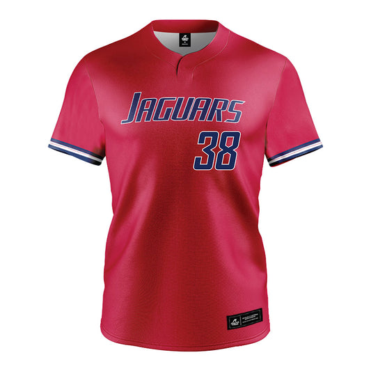South Alabama - NCAA Baseball : Lucas Rodenberg - Red Jersey-0