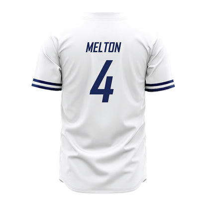 South Alabama - NCAA Baseball : Ethan Melton - White Jersey-1