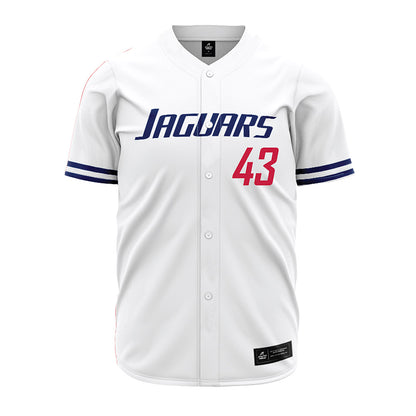 South Alabama - NCAA Baseball : Andrew Floyd - White Jersey-0