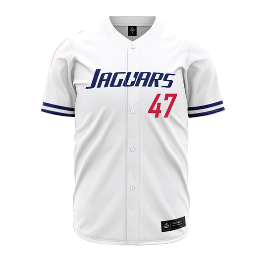 South Alabama - NCAA Baseball : Anthony Marino - White Jersey-0