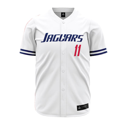 South Alabama - NCAA Baseball : Dalton Brooks - White Jersey-0