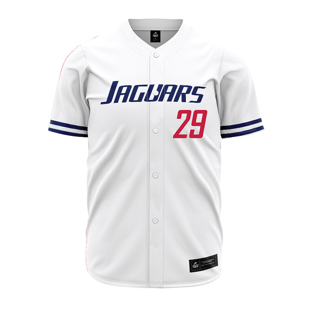 South Alabama - NCAA Baseball : Kyle Morrison - White Jersey-0