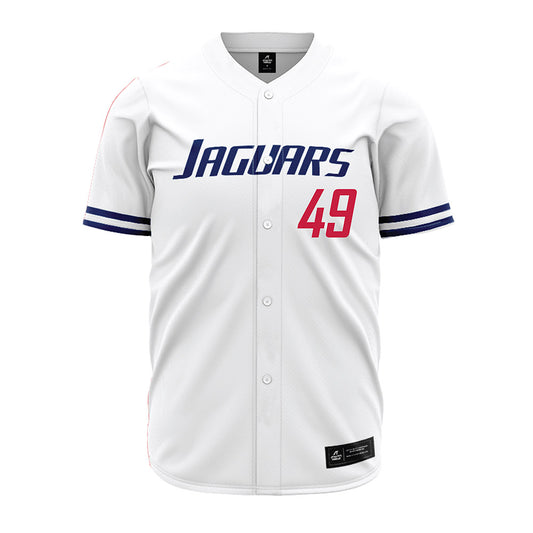 South Alabama - NCAA Baseball : Garret Kangas - White Jersey-0