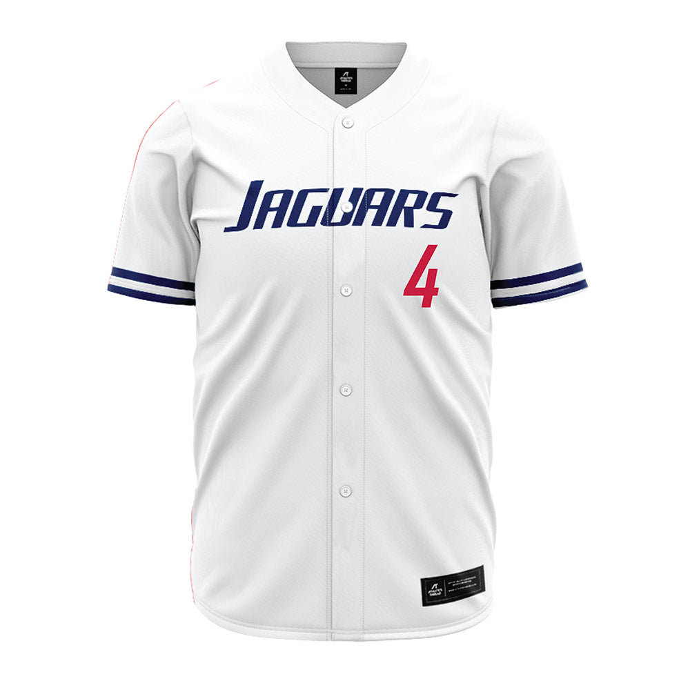 South Alabama - NCAA Baseball : Ethan Melton - White Jersey-0