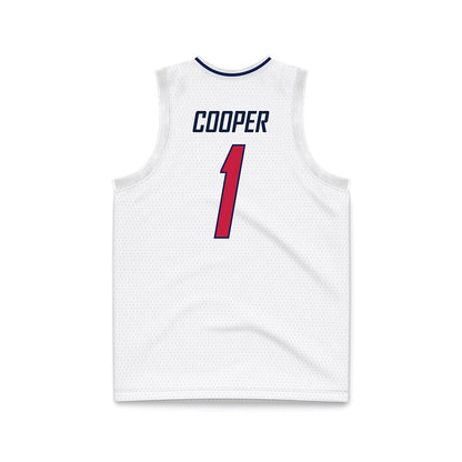 South Alabama - NCAA Men's Basketball : Jayden Cooper - White Basketball Jersey