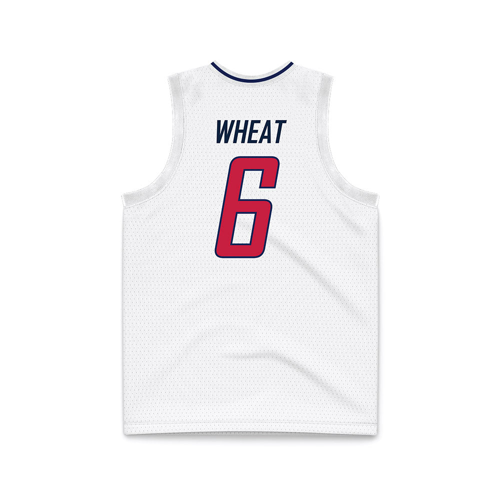 South Alabama - NCAA Men's Basketball : Jj Wheat - White Basketball Jersey