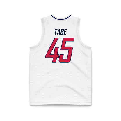 South Alabama - NCAA Men's Basketball : Samuel Tabe - White Basketball Jersey