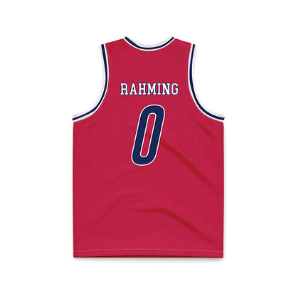 South Alabama - NCAA Men's Basketball : Cantia Rahming - Red Basketball Jersey-1