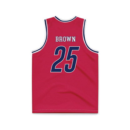 South Alabama - NCAA Men's Basketball : Judah Brown - Red Basketball Jersey