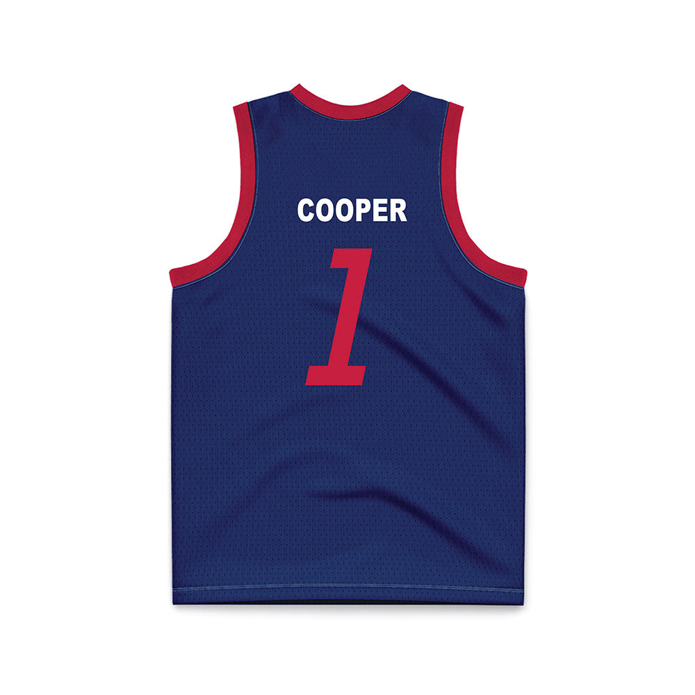 South Alabama - NCAA Men's Basketball : Jayden Cooper - Blue Basketball Jersey