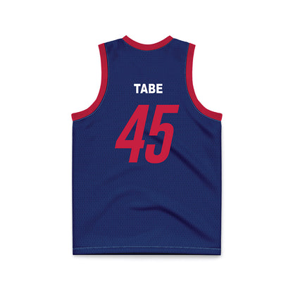 South Alabama - NCAA Men's Basketball : Samuel Tabe - Blue Basketball Jersey