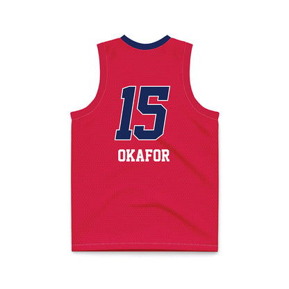 South Alabama - NCAA Women's Basketball : Princess Okafor - Red Basketball Jersey-1