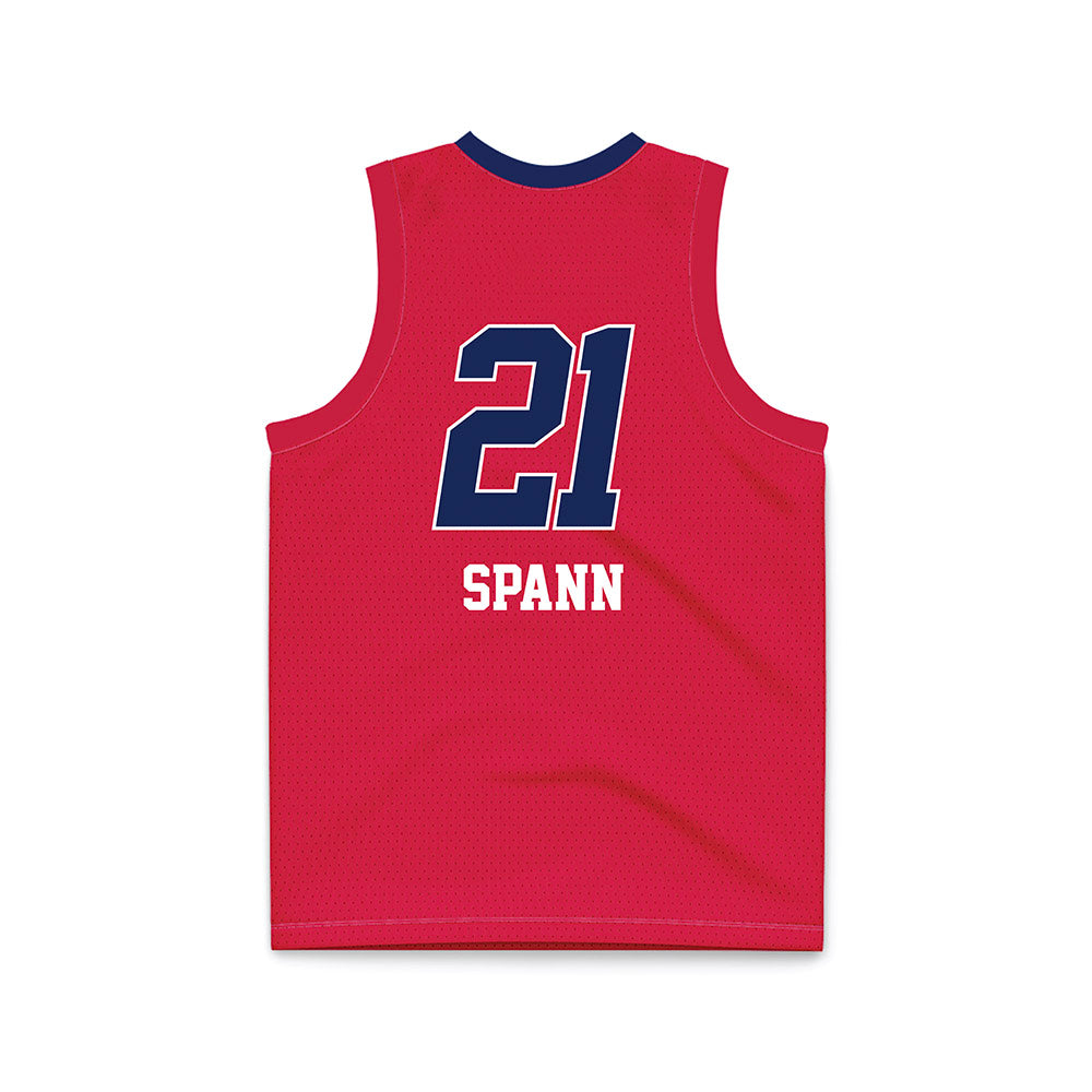 South Alabama - NCAA Women's Basketball : Alicia Spann - Red Basketball Jersey