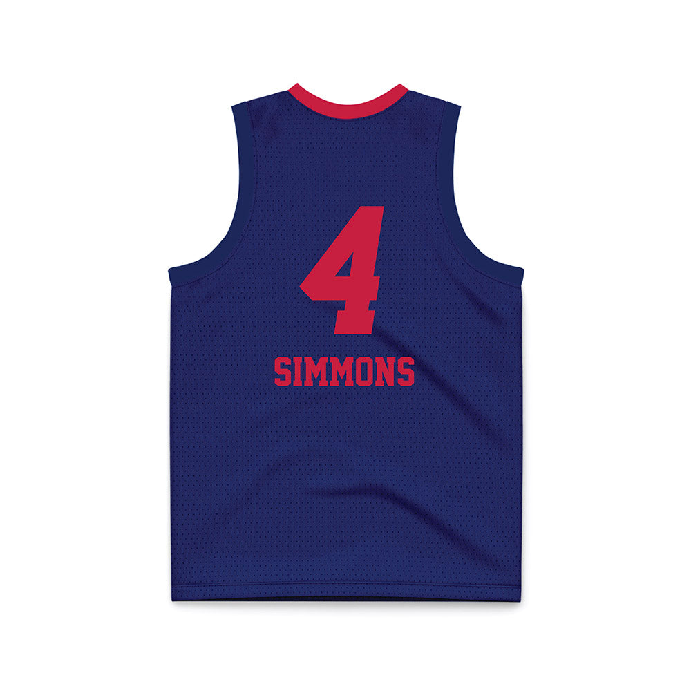 South Alabama - NCAA Women's Basketball : Michiyah Simmons - Blue Basketball Jersey