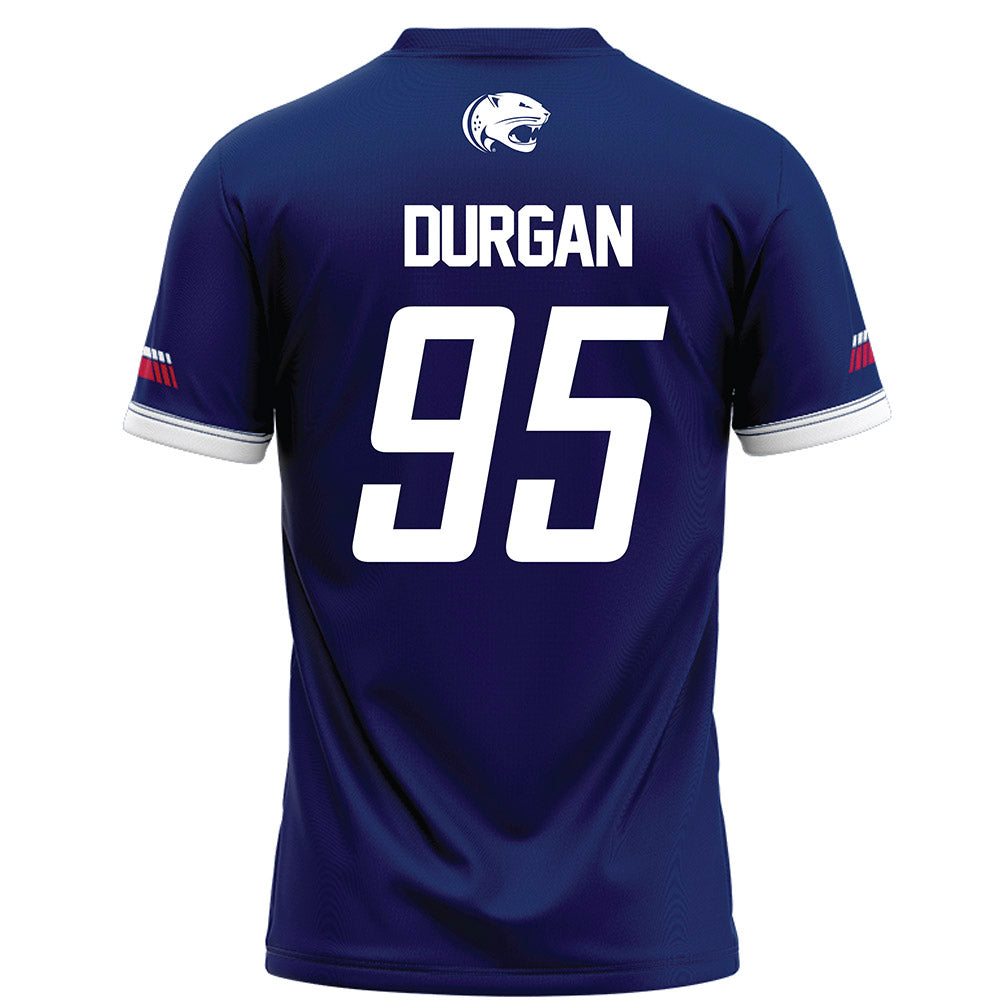South Alabama - NCAA Football : Jalyn Durgan - Blue Football Jersey-1