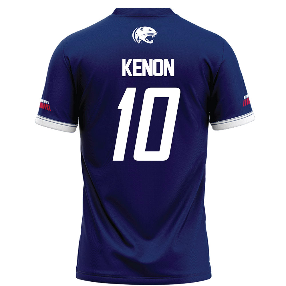 South Alabama - NCAA Football : Saivion Kenon - Blue Football Jersey-1
