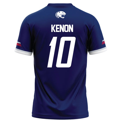 South Alabama - NCAA Football : Saivion Kenon - Blue Football Jersey-1