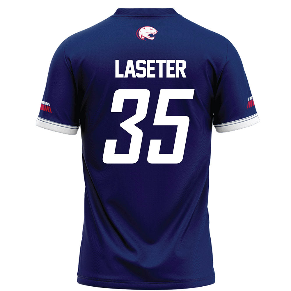 South Alabama - NCAA Football : Matthew Laseter - Blue Football Jersey-1