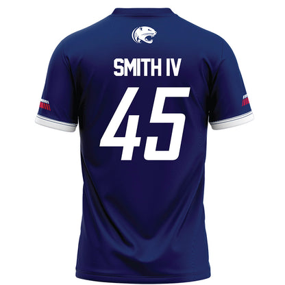 South Alabama - NCAA Football : Edward Smith IV - Blue Football Jersey-1