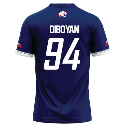 South Alabama - NCAA Football : Hamilton Diboyan - Blue Football Jersey